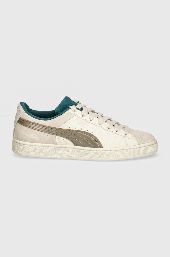 Замшевые кроссовки Puma Suede Play Paris 398190 серый AW24