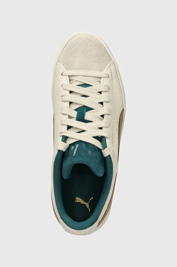 Замшевые кроссовки Puma Suede Play Paris серый 398190