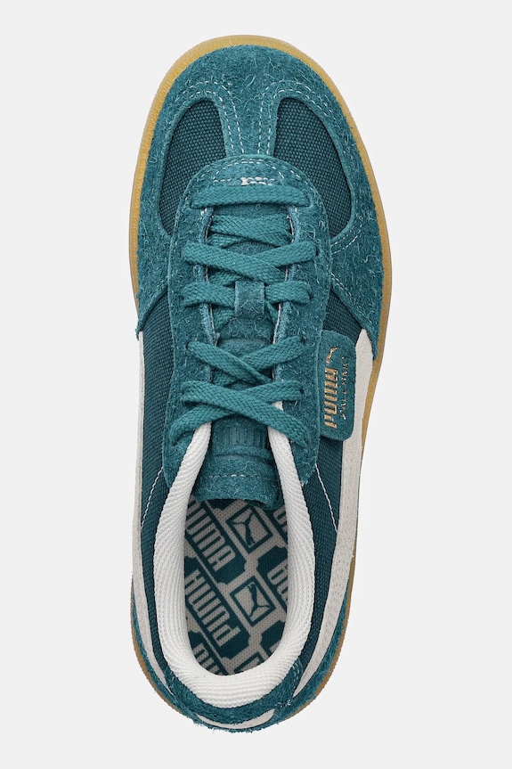 Puma velúr sportcipő Palermo Vintage türkiz 396841