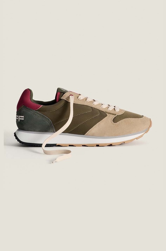 Sneakers boty Hoff SARDIS semišová kůže zelená 22417607