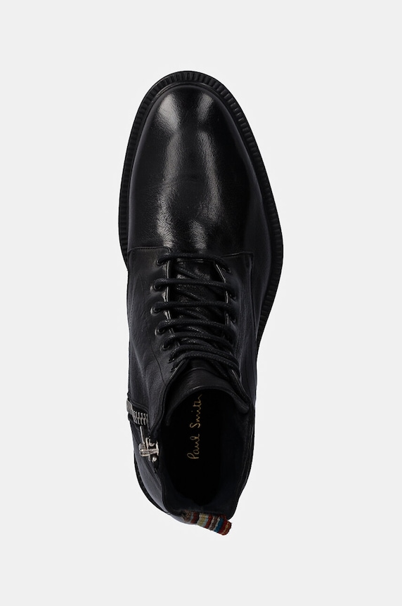 Paul Smith leather hiking boots black M1S.SPW01.NBUF