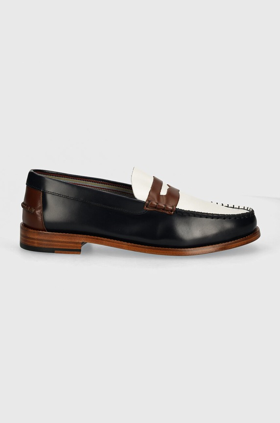 Paul Smith mokasyny skórzane M1S.LID06.NLEA granatowy AW24