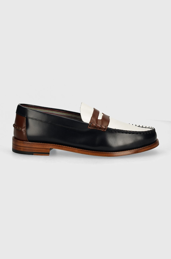 Paul Smith mokasyny skórzane M1S.LID06.NLEA granatowy AW24