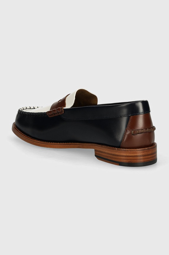 Obuwie Paul Smith mokasyny skórzane M1S.LID06.NLEA granatowy