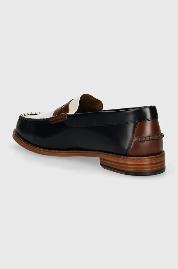 Obuwie Paul Smith mokasyny skórzane M1S.LID06.NLEA granatowy