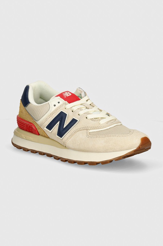 Tenisky New Balance 574 semišová kůže béžová U574LGNV