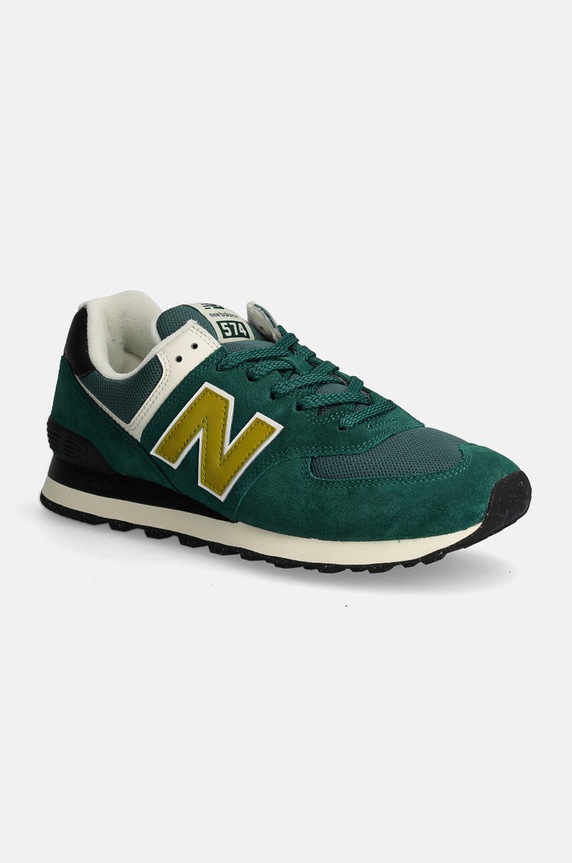 Tenisky New Balance 574 semišová kůže zelená U574RBC