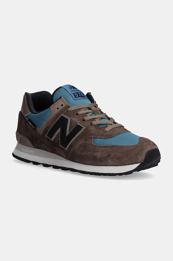 Sneakers New Balance 574 δέρμα σαμουά καφέ U574SOB
