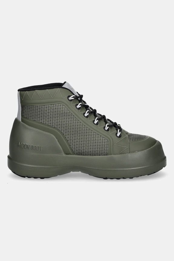 Ботинки Moon Boot MB LUNA TREK MID NYLON 80D2480080.M006.M зелёный AW24