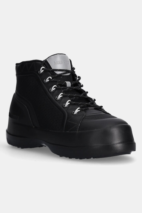 Boty Moon Boot MB LUNA TREK MID NYLON nezateplené černá 80D2480080.N001.M