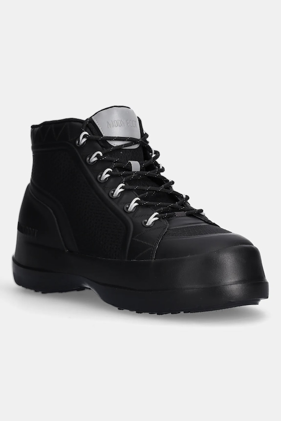 Boty Moon Boot MB LUNA TREK MID NYLON nezateplené černá 80D2480080.N001.M