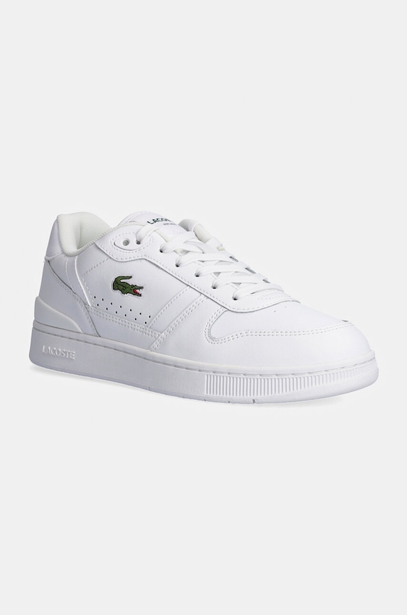 Lacoste sneakers in pelle T-Clip Set pelle fiore bianco 48SMA0031