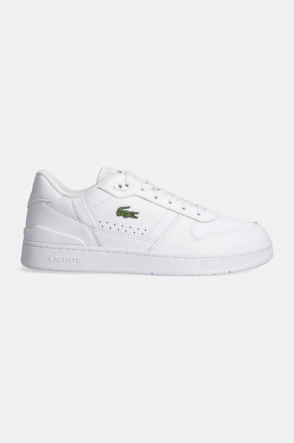 Lacoste sneakers in pelle T-Clip Set 48SMA0031 bianco AW25