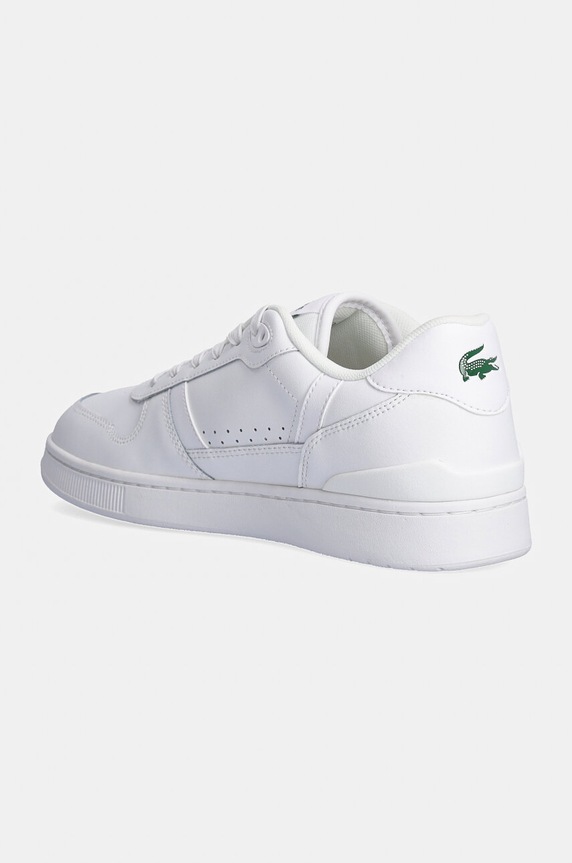 Scarpe Lacoste sneakers in pelle T-Clip Set 48SMA0031 bianco