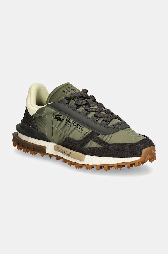 Lacoste sneakers Elite Active pelle scamosciata verde 48SMA0050