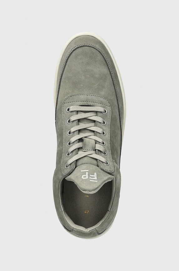 Semišové tenisky Filling Pieces Low Top Ripple Nubuck šedá 10122841878