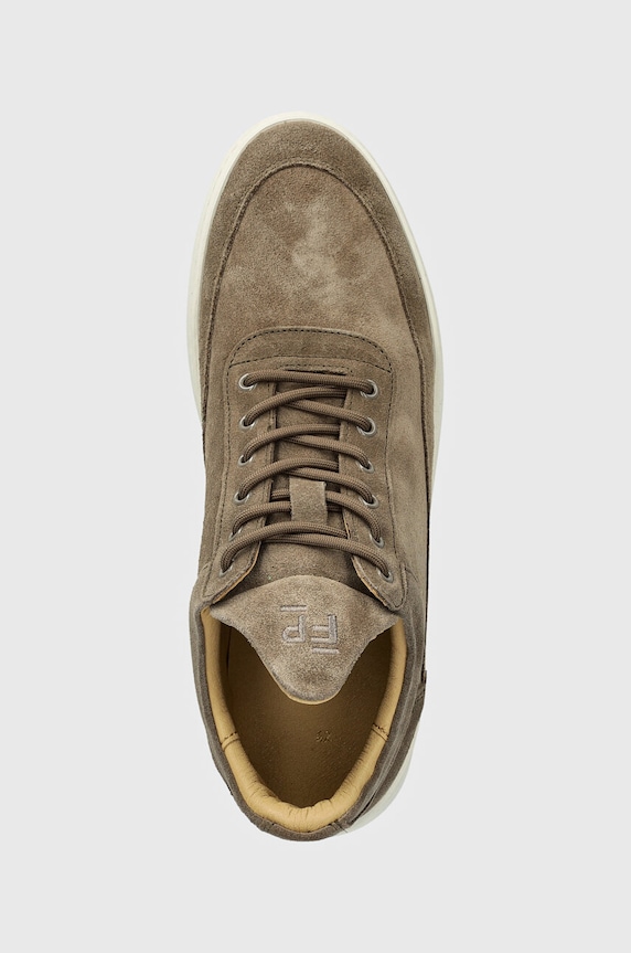 Замшеві кросівки Filling Pieces Low Top Suede бежевий 10122793055