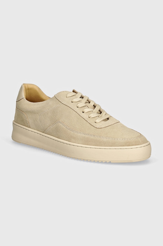 Filling Pieces sneakers din piele intoarsă Mondo Suede mic de statură bej 46722791990