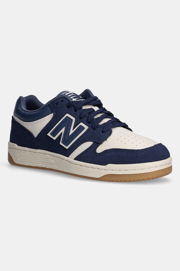Sneakers boty New Balance 480 semišová kůže námořnická modř BB480LPC