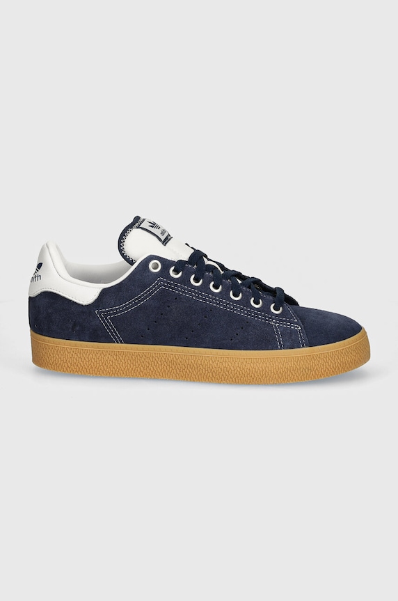Semišové tenisky adidas Originals Stan Smith CS IG9395 námořnická modř AW24
