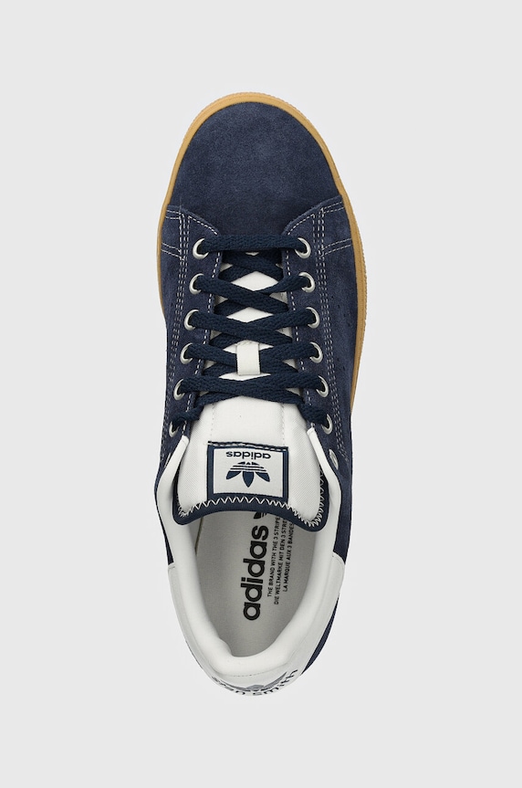 Semišové tenisky adidas Originals Stan Smith CS námořnická modř IG9395