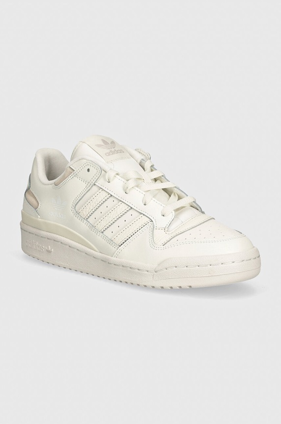 adidas Originals sneakersy skórzane Forum Low niska biały IH7828