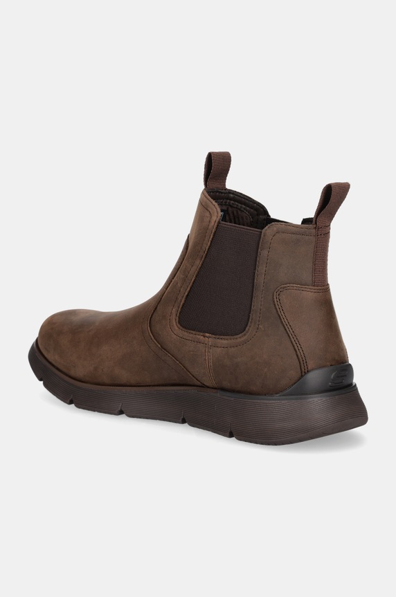 Scarpe Skechers stivaletti in nabuck AUGUSTINO PAULO 205227 marrone