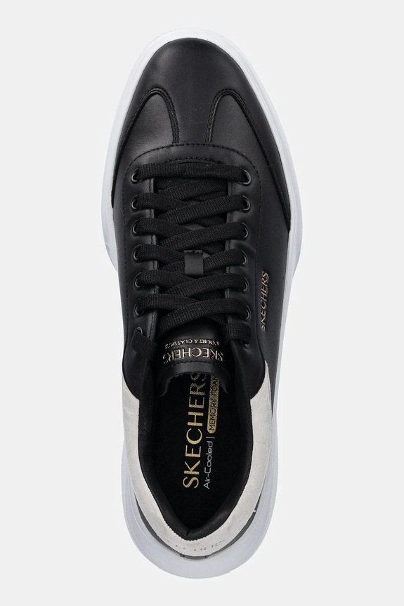 Skechers sneakersy skórzane CORDOVA CLASSIC LIGHTO czarny 232858