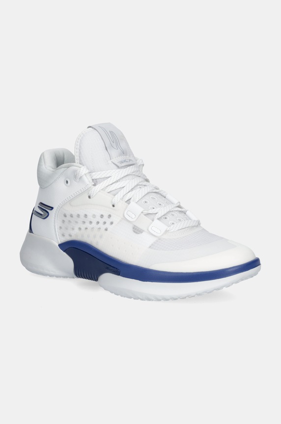 Skechers pantofi de basketball SKX Resagrip textil alb 253005