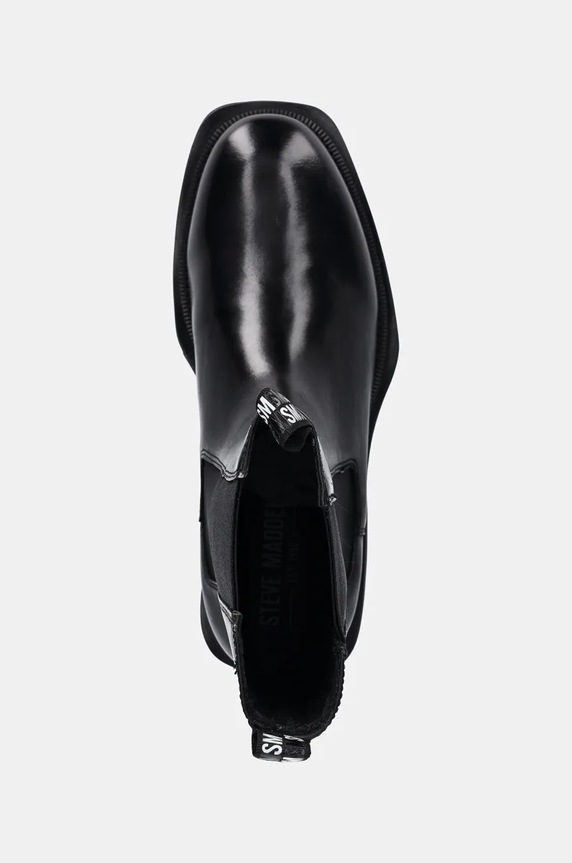 Steve Madden bőr bokacsizma Highflyer fekete SM12000791.017