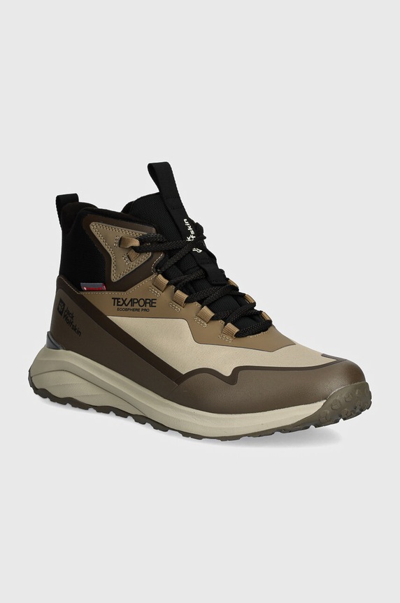 Jack Wolfskin buty Dromoventure WT Texapore Mid syntetyczny brązowy A62295