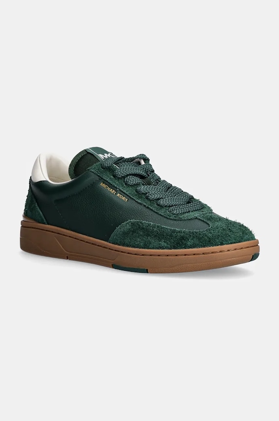 Michael Kors sneakersy Wilton imitacja skóry licowej zielony 42F4WLFS1L.372
