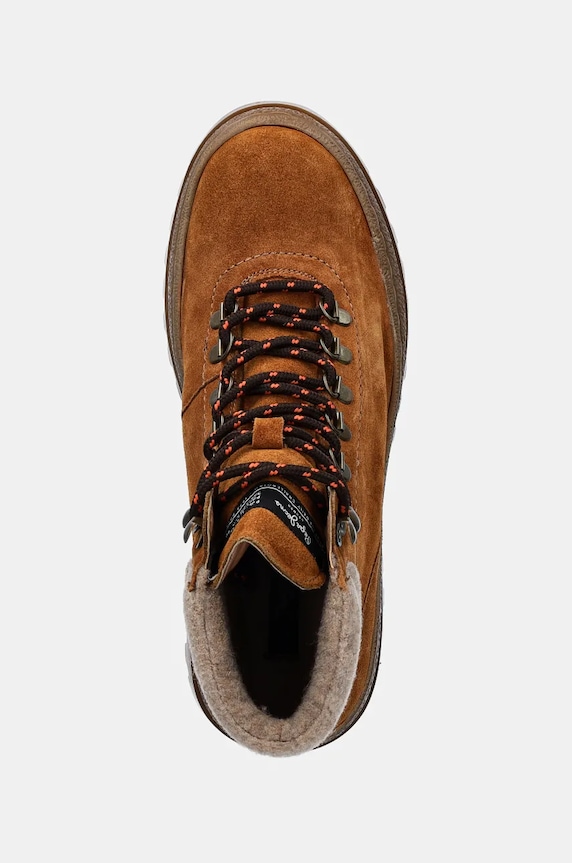 Замшеві кросівки Pepe Jeans PMS50251 коричневий PMS50251