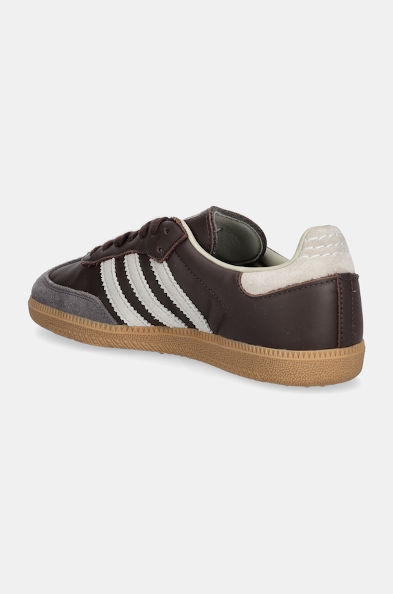 Scarpe adidas Originals sneakers in pelle Samba OG ID1481 marrone