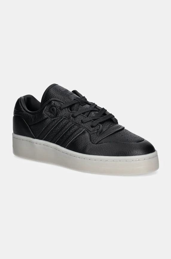 Usnjene superge adidas Originals Rivalry Lux Low Nizka črna ID3950