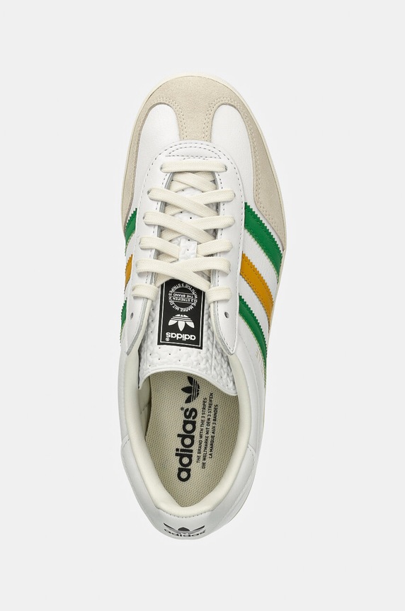 Kožne tenisice adidas Originals Gazelle Indoor bijela IE9092