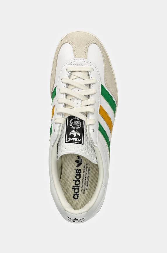 Kožne tenisice adidas Originals Gazelle Indoor bijela IE9092
