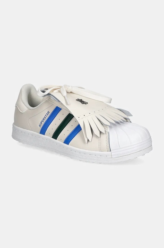 Tenisice adidas Originals Rolling Links Superstar Golf SI imitacija zrnate kože bež IH2500