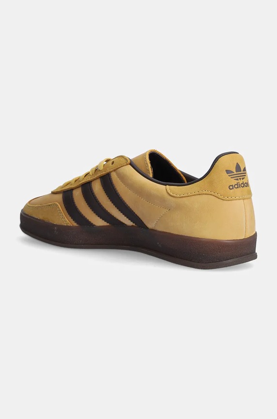 Обувки Маратонки от набук adidas Originals Gazelle Indoor IH4771 жълт
