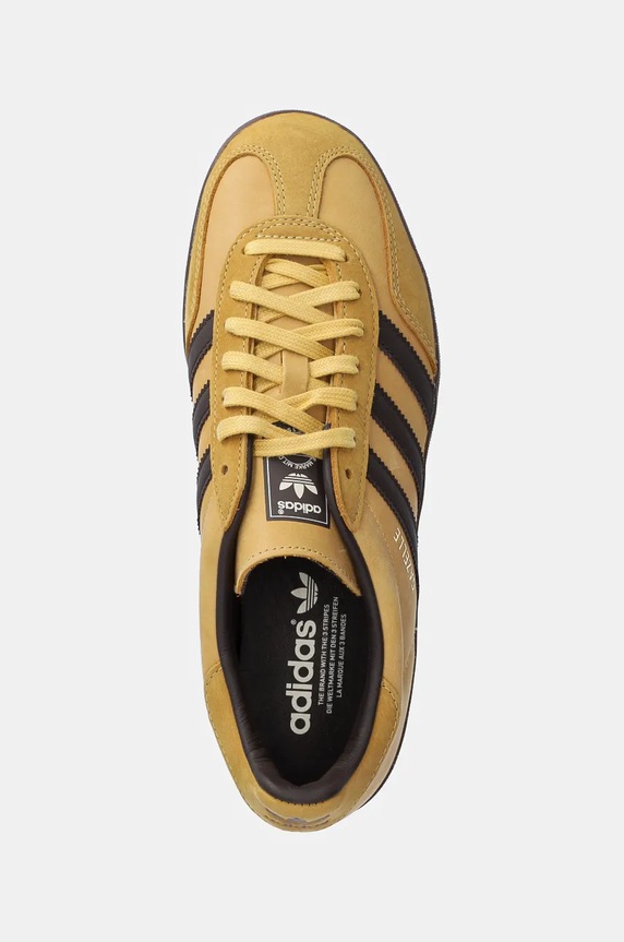 Маратонки от набук adidas Originals Gazelle Indoor жълт IH4771