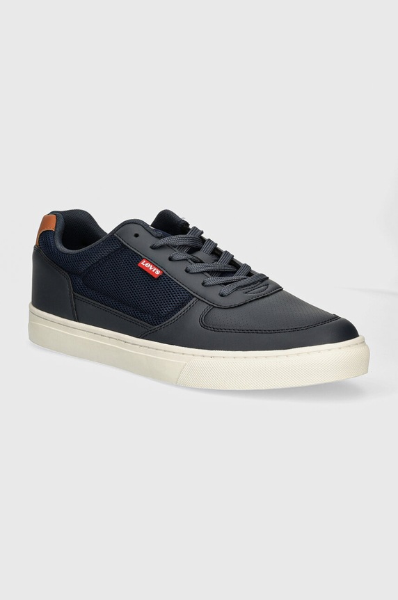 Sneakers boty Levi's LIAM imitace kůže námořnická modř D7520.0003