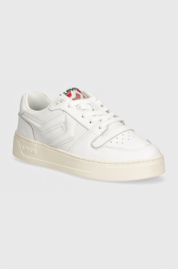 Tenisice Levi's GLIDE L imitacija zrnate kože bež 000FH.0000