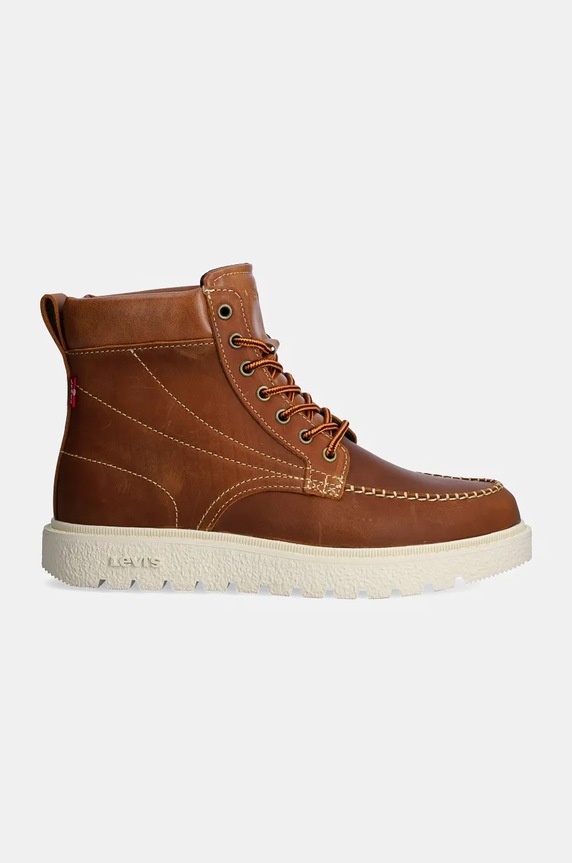 Levi's trapery skórzane ABNER RED TAB 000FD.0002 brązowy AW24