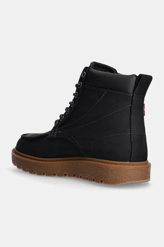 Boty Kožené trapery Levi's ABNER RED TAB 000FD.0000 černá