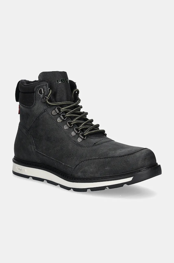 Levi's buty wysokie AXEL syntetyczny czarny 000E1.0000