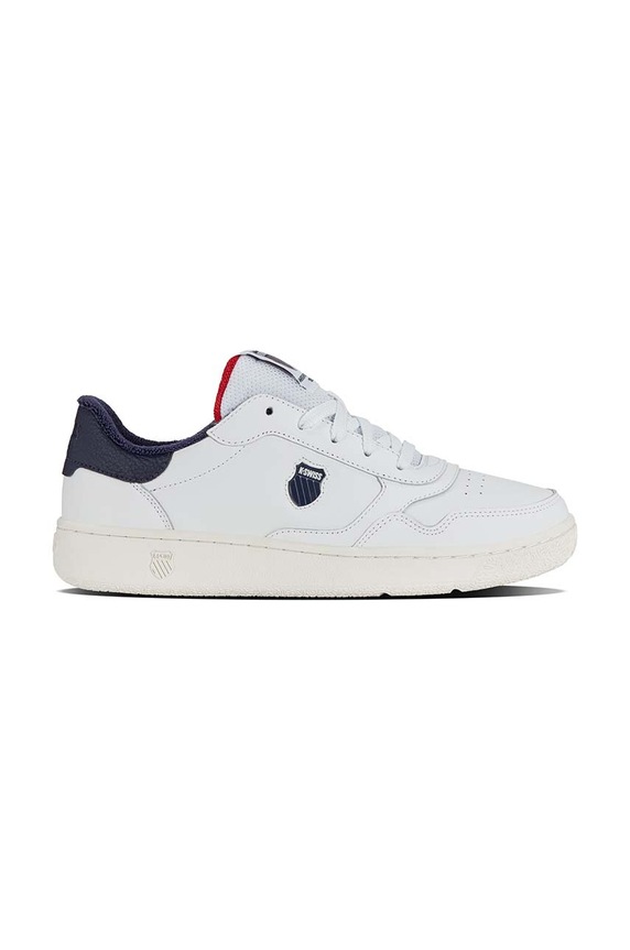 K-Swiss sneakers din piele SLAMMSHIELD II mic de statură alb 04312.968.M