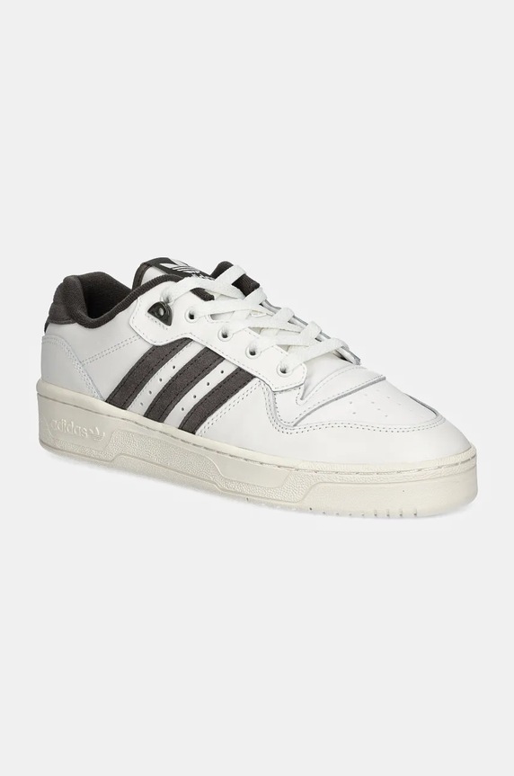 adidas Originals sneakersy skórzane Rivalry Low niska biały JI4663