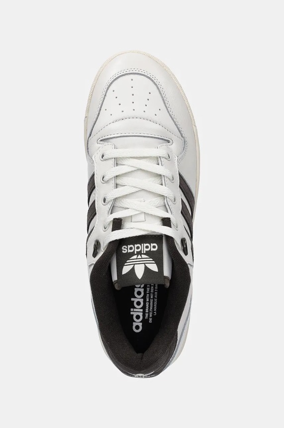 adidas Originals sneakersy skórzane Rivalry Low biały JI4663