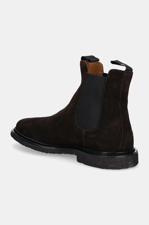 Cipők Common Projects magasszárú cipő velúrból Chelsea in Waxed Suede 2446.3621 barna