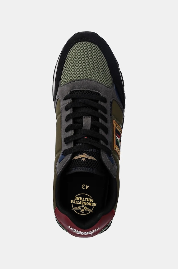Маратонки Aeronautica Militare зелен SC292CT3331